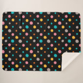 Multicolor-Wasserfarbpunkte 2 Sherpadecke (Vorderseite (Horizontal))