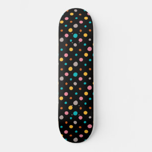Multicolor-Wasserfarbpunkte 2 Skateboard