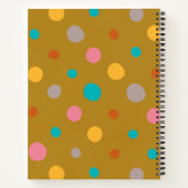 Multicolor-Wasserfarbpunkte 4 Notizblock (Rückseite)