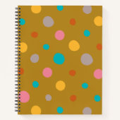 Multicolor-Wasserfarbpunkte 4 Notizblock (Vorderseite)