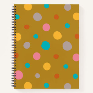 Multicolor-Wasserfarbpunkte 4 Notizblock