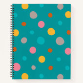 Multicolor-Wasserfarbpunkte 6 Notizblock (Vorderseite)