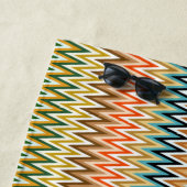 Multicolor-Wavy-Muster Strandtuch (Beispiel)