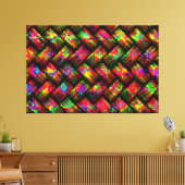 Multicolor Weave 1 Leinwanddruck (Insitu (Wohnzimmer))