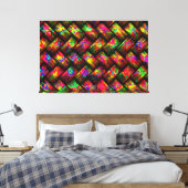 Multicolor Weave 1 Leinwanddruck (Insitu (Schlafzimmer))