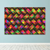 Multicolor Weave 1 Leinwanddruck (Insitu (Holzboden))