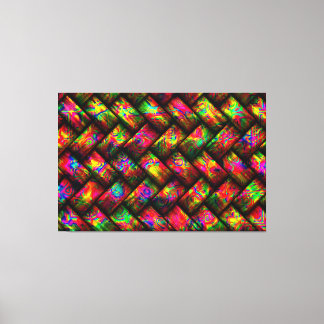 Multicolor Weave 1 Leinwanddruck