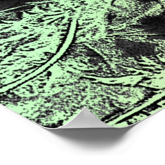 Multicolor Weeds Poster (Ecke)