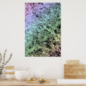 Multicolor Weeds Poster (Küche)