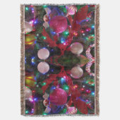 Multicolor Weihnachtsbaum Bunter Urlaub Decke (Vorderseite Vertikal)