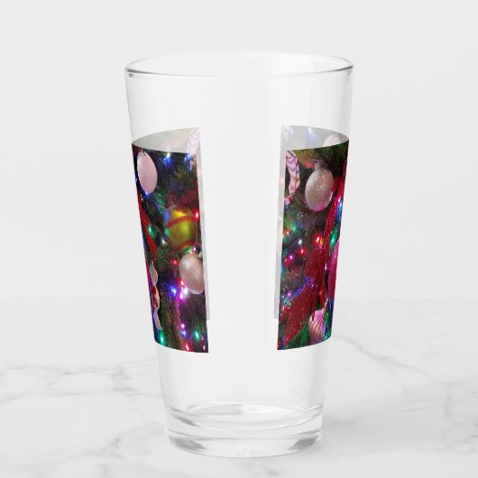 Multicolor Weihnachtsbaum Bunter Urlaub Glas (Links)