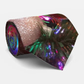 Multicolor Weihnachtsbaum Bunter Urlaub Krawatte (Gerollt)