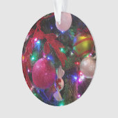 Multicolor Weihnachtsbaum Bunter Urlaub Ornament (Vorderseite)