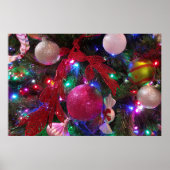Multicolor Weihnachtsbaum Bunter Urlaub Poster (Vorne)