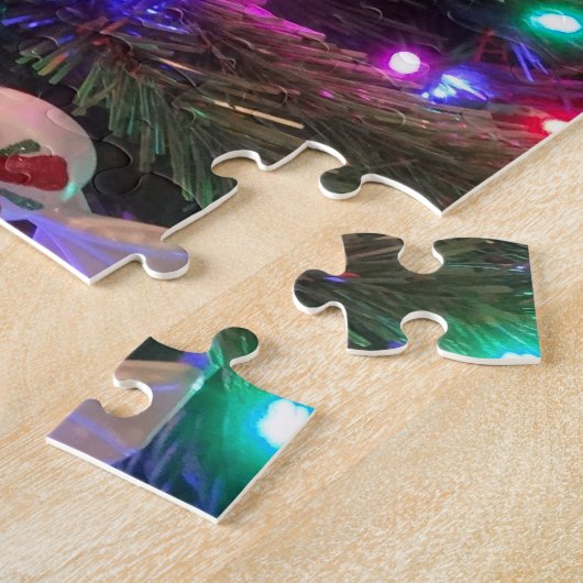 Multicolor Weihnachtsbaum Bunter Urlaub Puzzle (Seite)