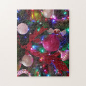 Multicolor Weihnachtsbaum Bunter Urlaub Puzzle (Vertikal)