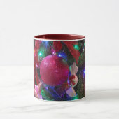 Multicolor Weihnachtsbaum Bunter Urlaub Tasse (Zentrum)