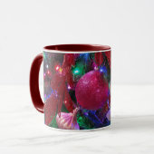 Multicolor Weihnachtsbaum Bunter Urlaub Tasse (Vorderseite Links)