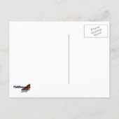 Multicolor Weihnachtsbaum Save the Date farbenfroh Ankündigungspostkarte (Rückseite)