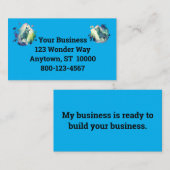 Multicolor-Wolf Visitenkarte (Vorne/Hinten)