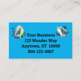 Multicolor-Wolf Visitenkarte