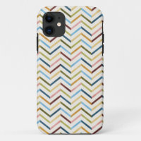 MultiColor Zickzack iPhone 5/5S-Fall