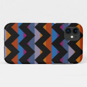 Multicolor Zickzack Zigzag Streifenmuster Case-Mate iPhone Hülle (Rückseite (Horizontal))
