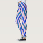 Multicolor-Zickzag-Muster "Ratti_Creative_Arts Leg Leggings (Links)