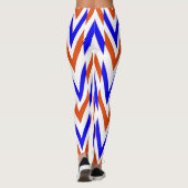 Multicolor-Zickzag-Muster "Ratti_Creative_Arts Leg Leggings (Rückseite)