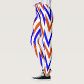 Multicolor-Zickzag-Muster "Ratti_Creative_Arts Leg Leggings (Links)