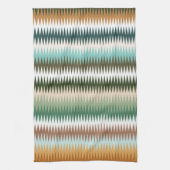 Multicolor-Zigzag-Muster Geschirrtuch (Vertikal)