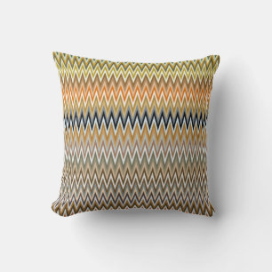 Multicolor Zigzag Muster Kissen