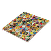 Multicolore geometrische Muster mit Achteckform Fliese (Seite)