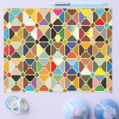 Multicolore geometrische Muster mit Achteckform Flyer (Einzeln)