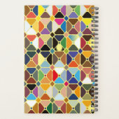 Multicolore geometrische Muster mit Achteckform Planer (Rückseite)