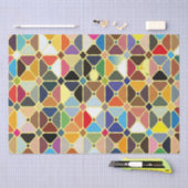 Multicolore geometrische Muster mit Achteckform Seidenpapier (Handwerk)