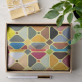 Multicolore geometrische Muster mit Achteckform Seidenpapier (Geschenk)