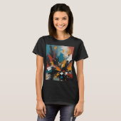  Multicolored Abstract Artwork T  - shirt (Vorne ganz)