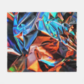 Multicolored abstract painting fleecedecke (Vorderseite (Horizontal))