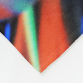 Multicolored abstract painting fleecedecke (Ecke)
