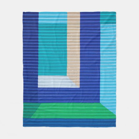 Multicolored abstract painting fleecedecke (Vorderseite)