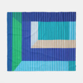 Multicolored abstract painting fleecedecke (Vorderseite (Horizontal))