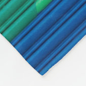 Multicolored abstract painting fleecedecke (Ecke)