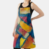 Multicolored abstract painting schürze (InSitu)