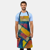 Multicolored abstract painting schürze (Getragen)