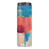 Multicolored abstract painting thermosbecher (Rückseite)