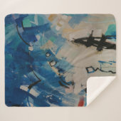 Multicolored abstract wall sherpadecke (Vorderseite (Horizontal))