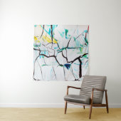 MULTICOLORED ABSTRAKT PAINING WANDTEPPICH (Beispiel)