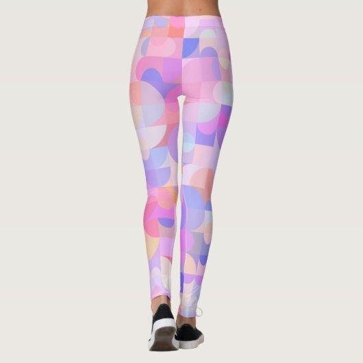 Multicolored Boho Pattern Leggings (Rückseite)
