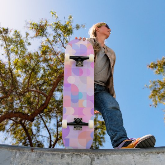 Multicolored Boho Pattern Skateboard (Außenbereich 1)